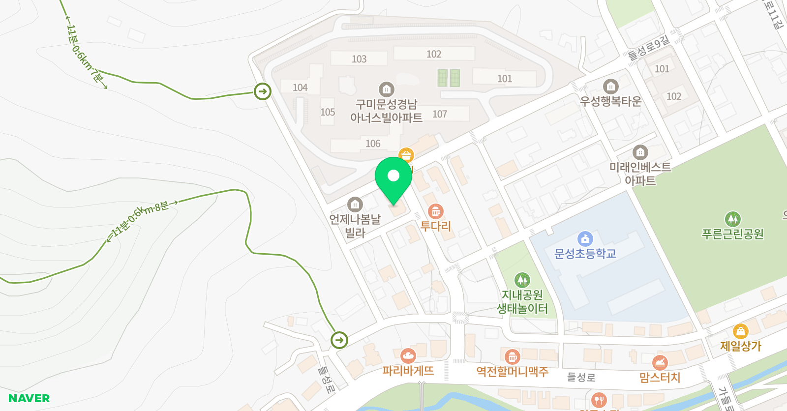 코어 학원 위치