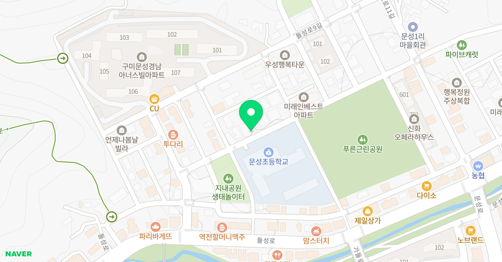 스마트해법 수학 구미문성점 위치