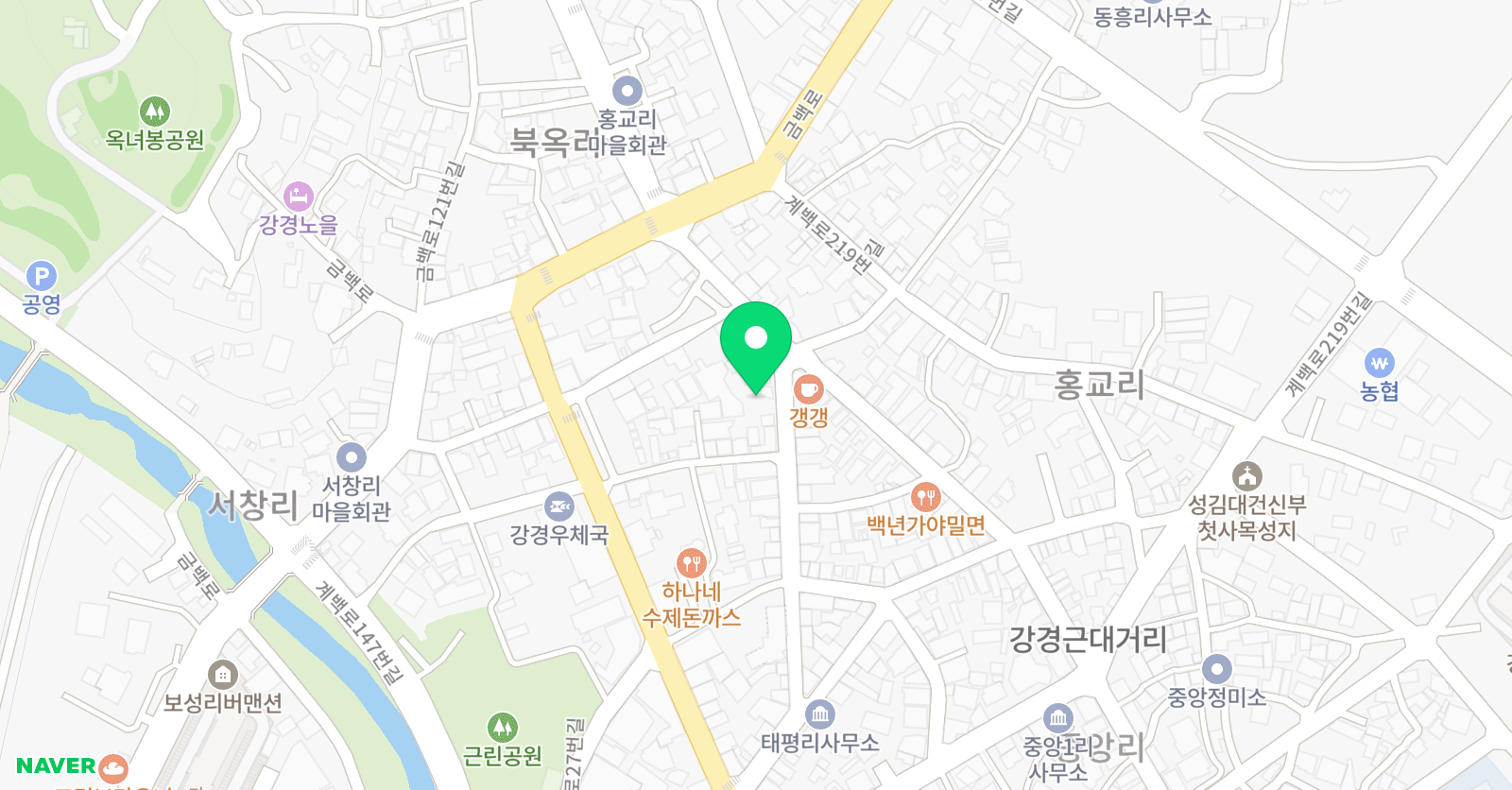 한알 피아노학원 위치