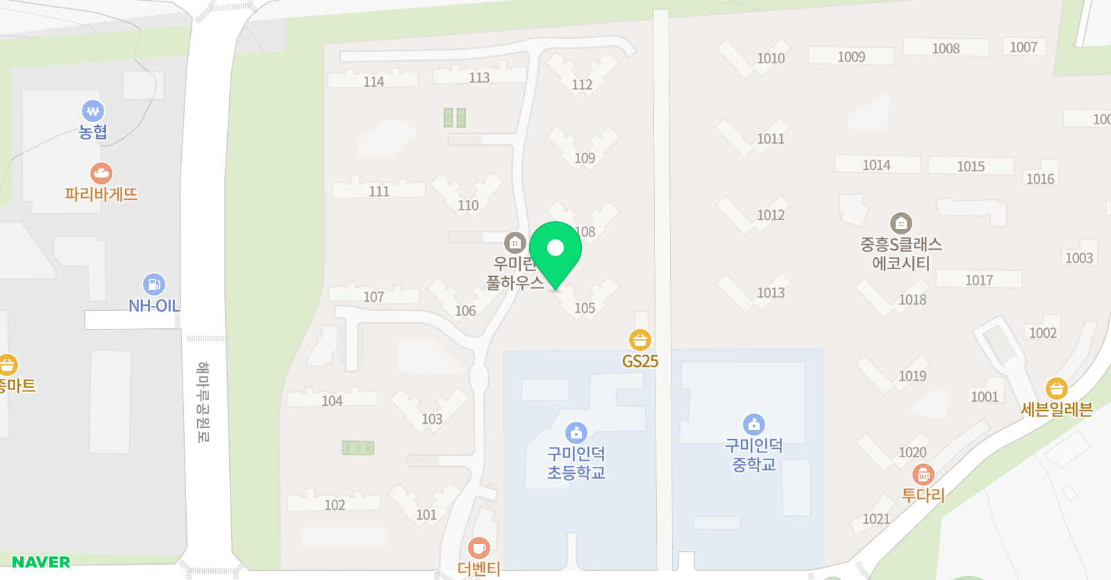 스마트해법영어 산동우미린풀하우스교실 위치