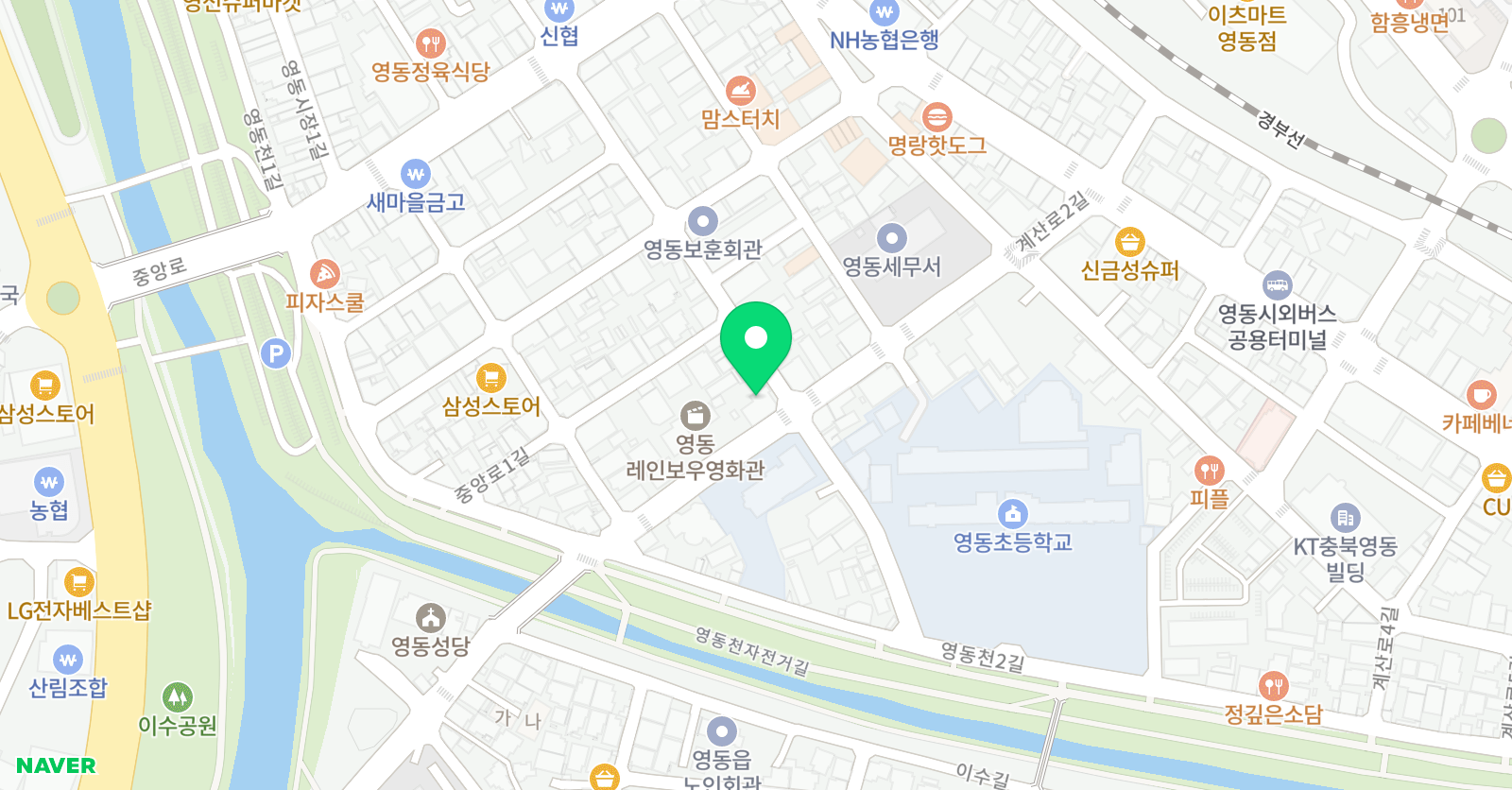 스카이비전 학원 위치