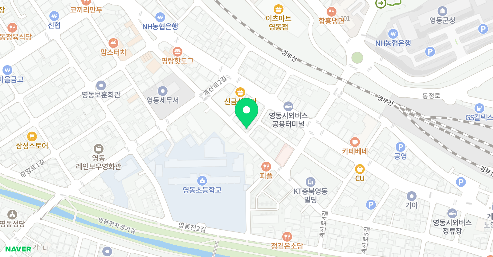 스마트해법수학 스마트해법영어 충북영동교실 위치