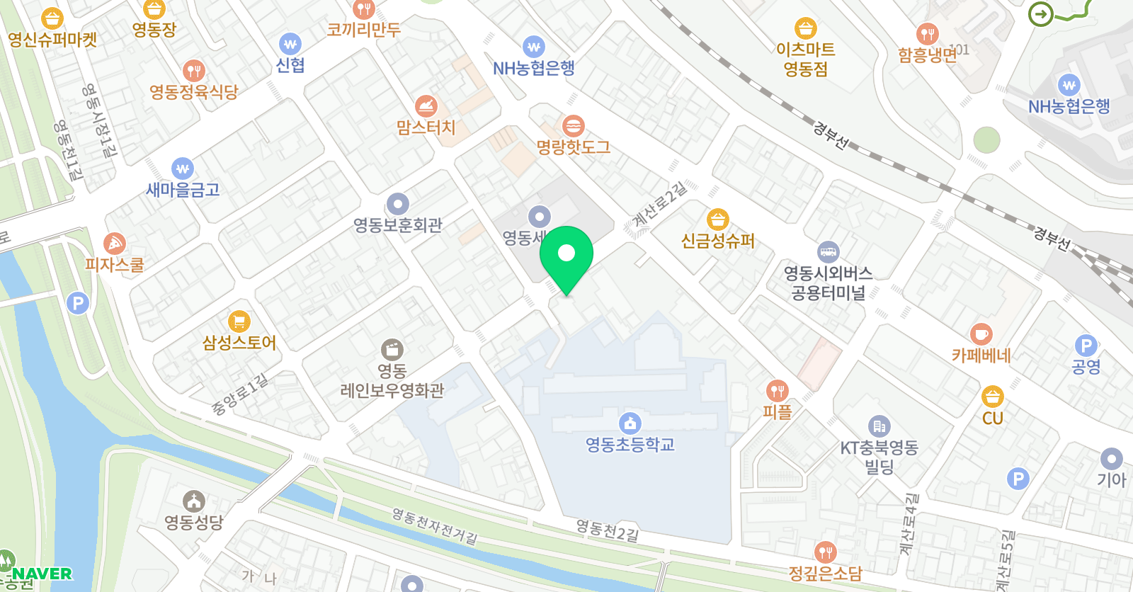 한울 피아노학원 위치