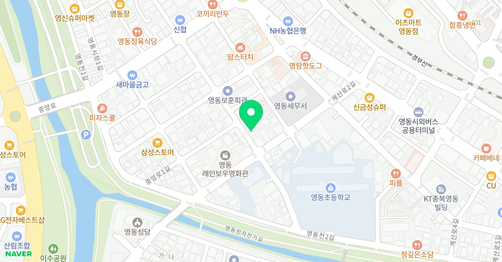 이지스터디 학원 위치