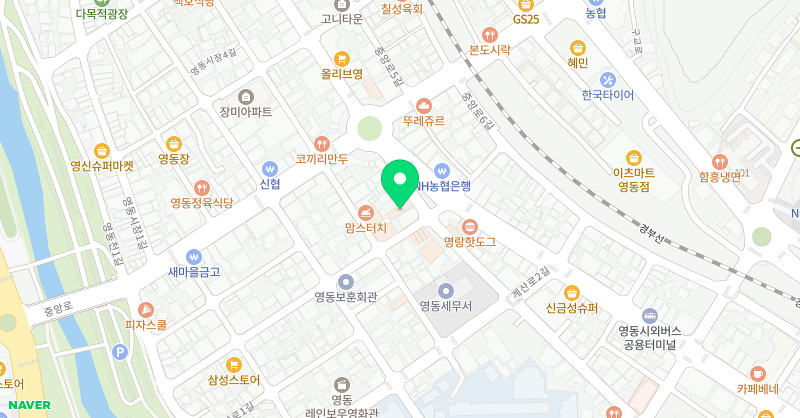 바뜨망발레아카데미 학원 위치