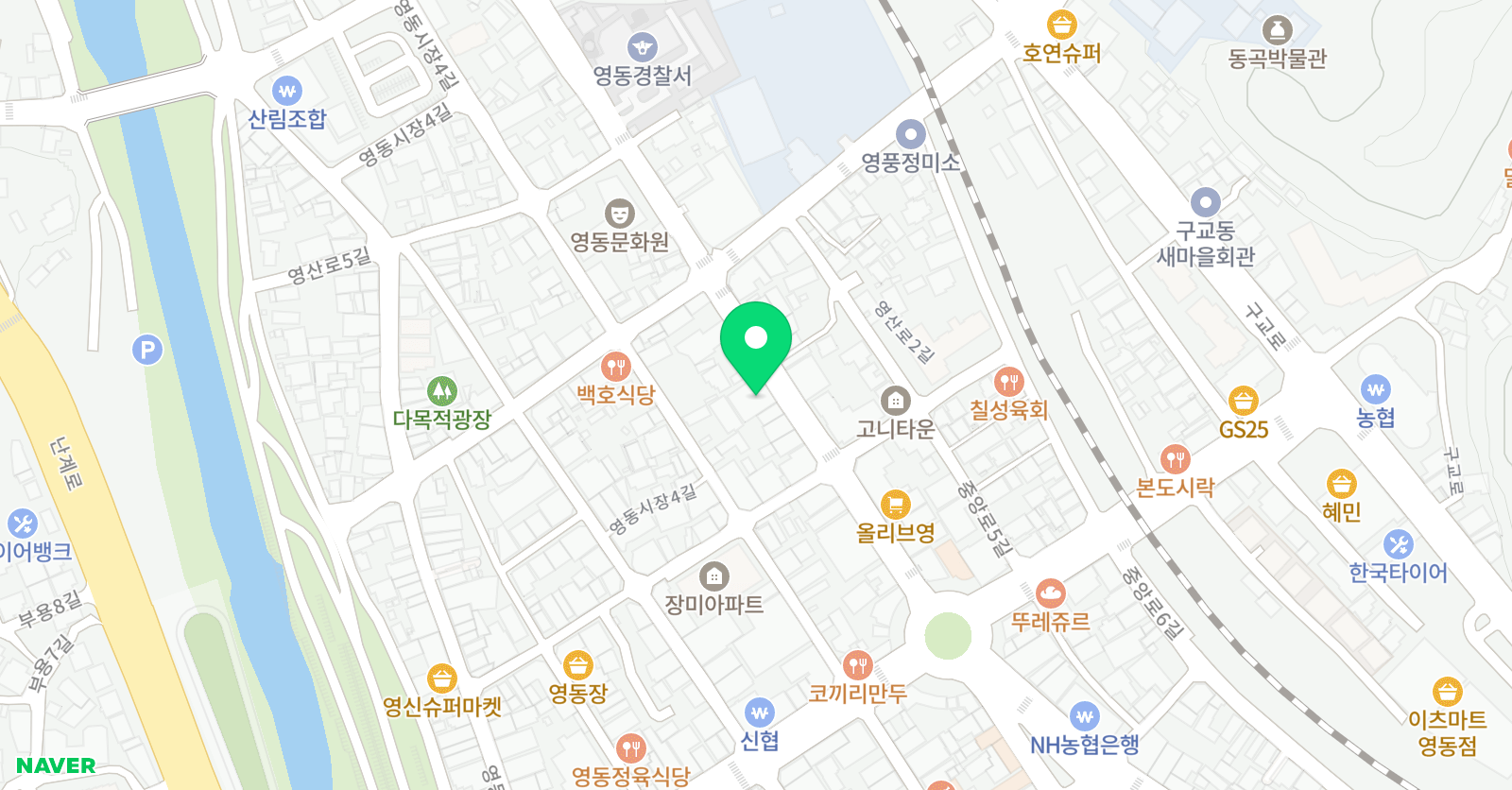 더홍쌤 수학과학영어학원 위치