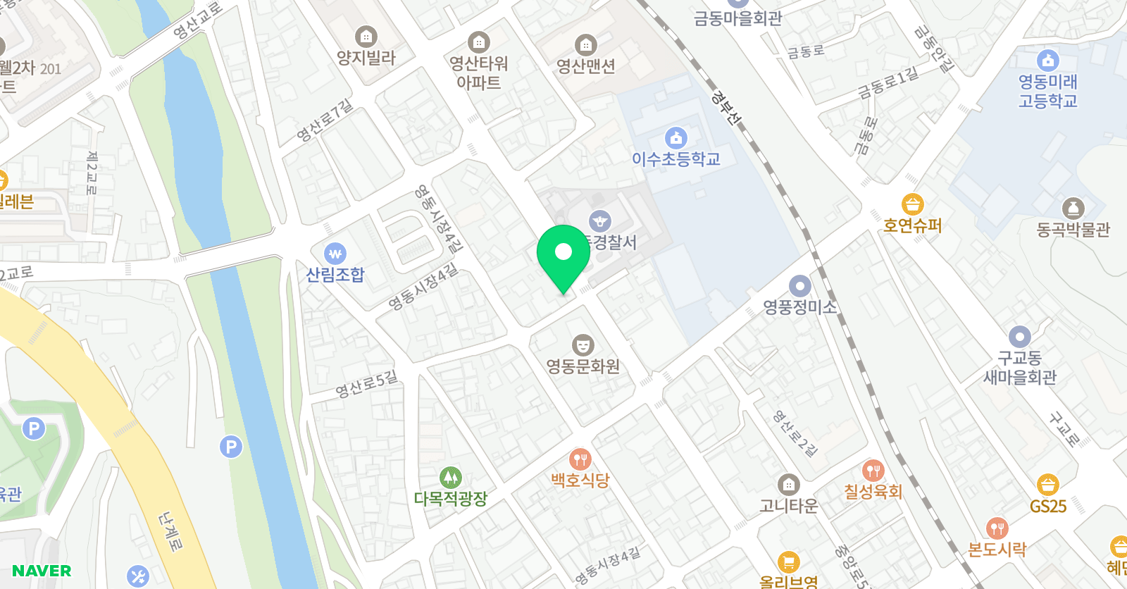이룸 학원 위치