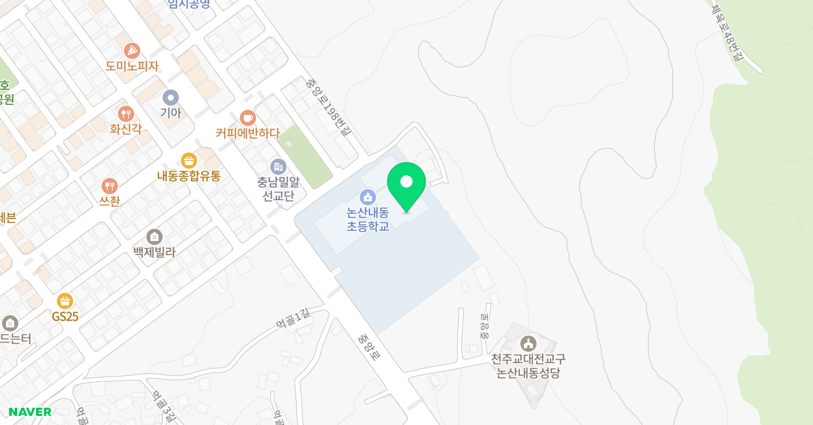 내동초컴퓨터교실 위치