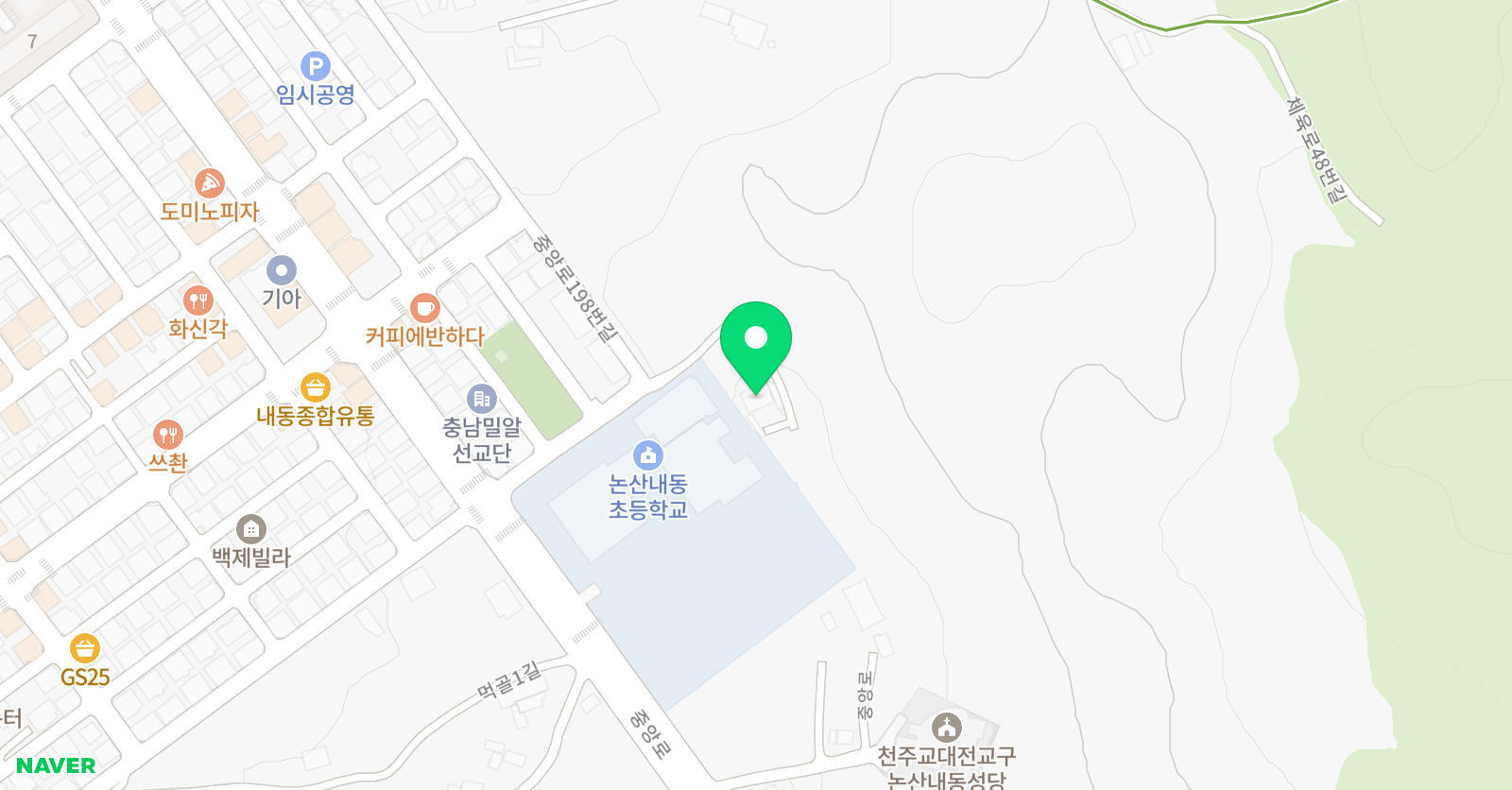 논산내동초 컴퓨터교실 위치