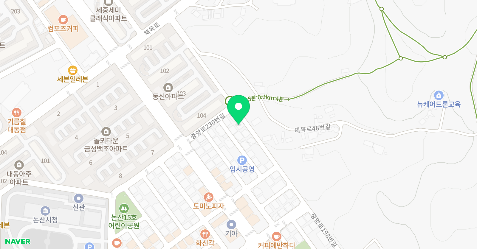 앤드류 잉글리쉬스쿨 위치