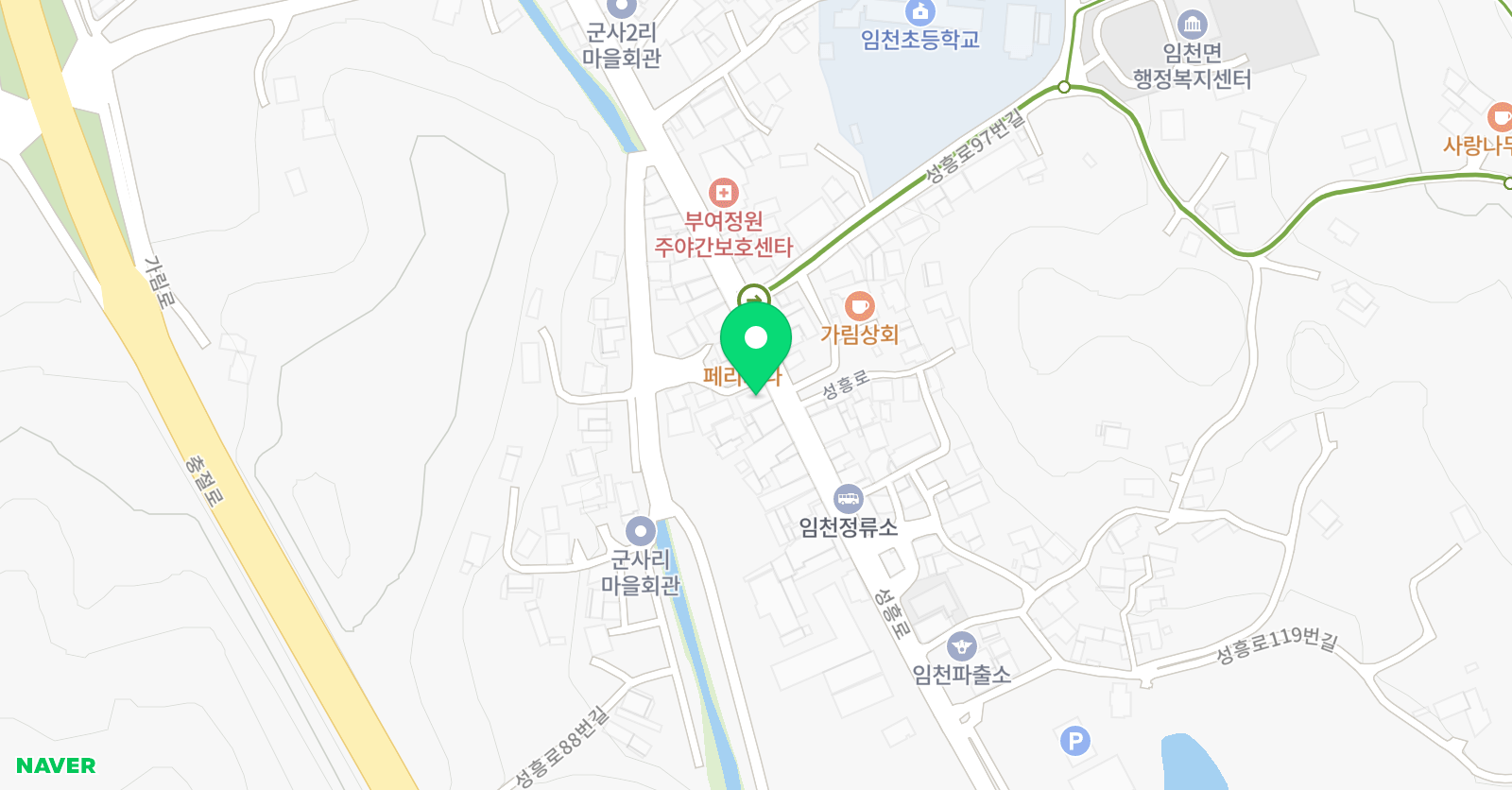 용인대사비 태권도 위치