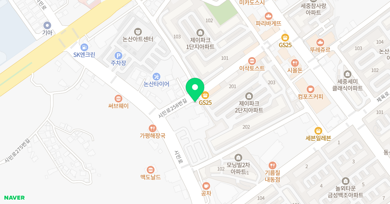 프라임에듀 입시학원 위치