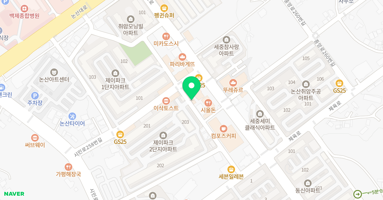 최정은 피아노학원 위치