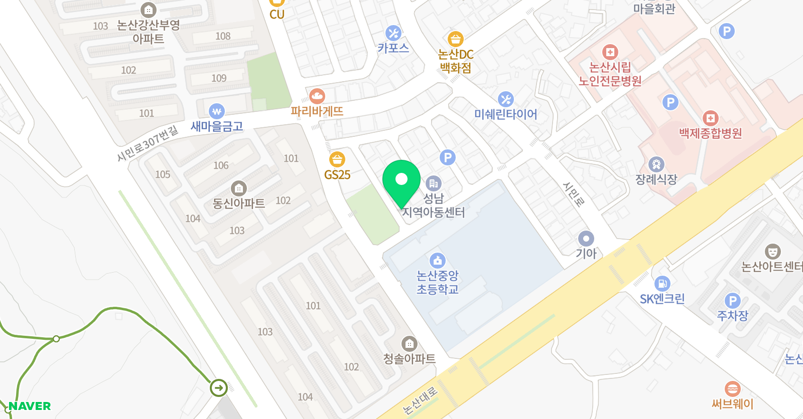 능률주니어랩스쿨 영어교실 위치