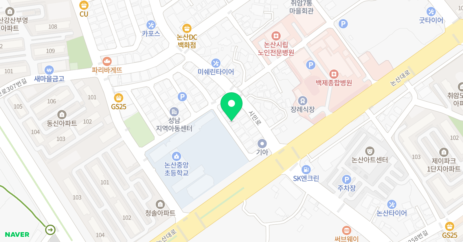 프리모 음악학원 위치