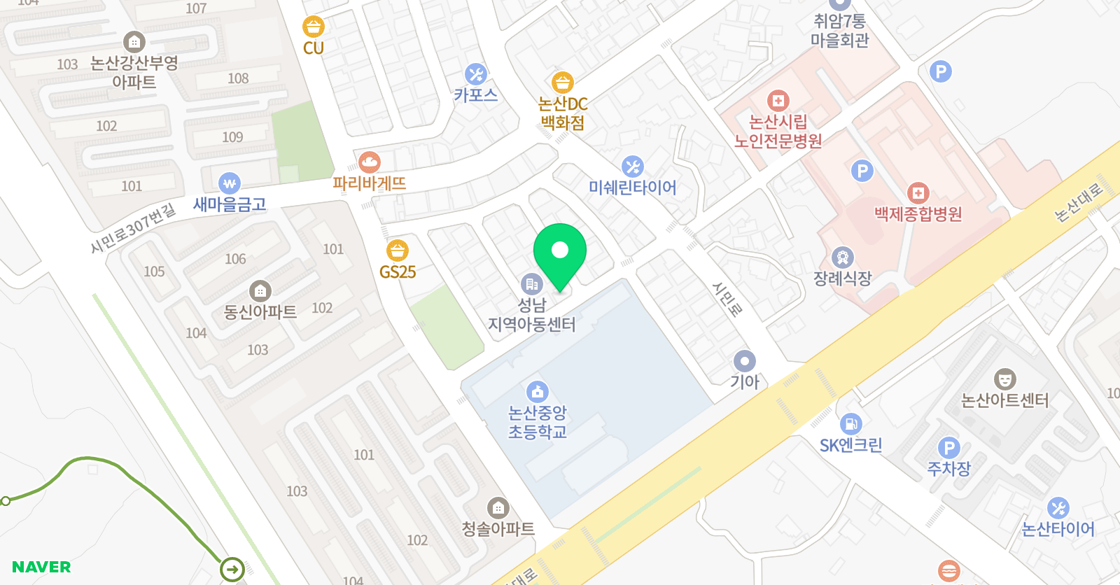 암산왕n 수학플러스학원 위치
