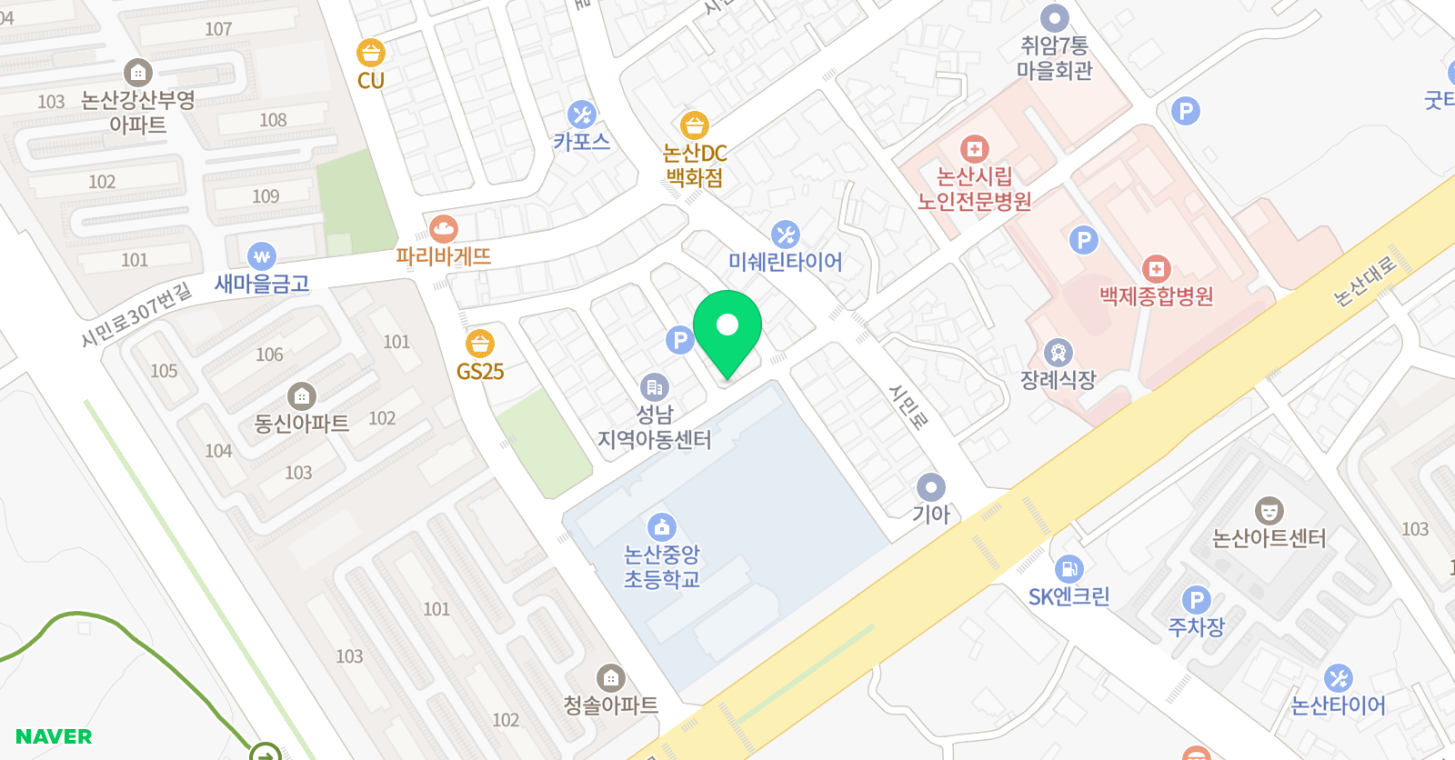 쇼팽 피아노학원 위치