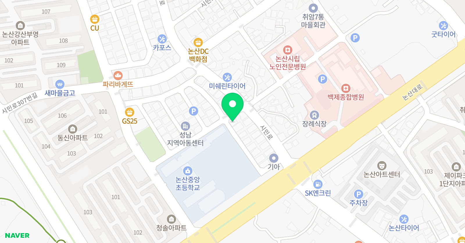 비호 태권도장 위치