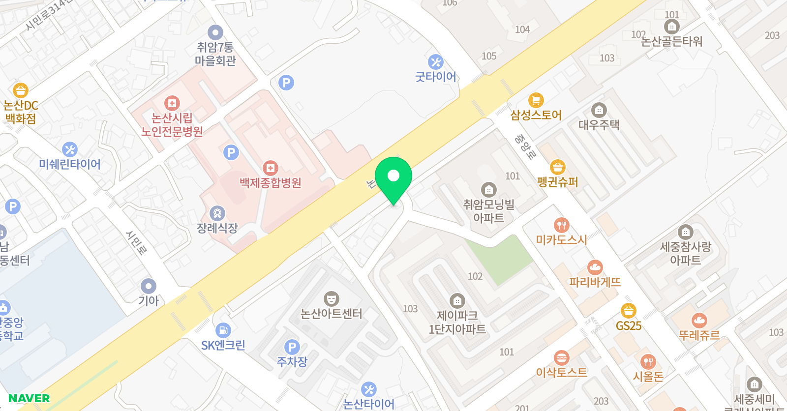 U&P 음악교습소 위치