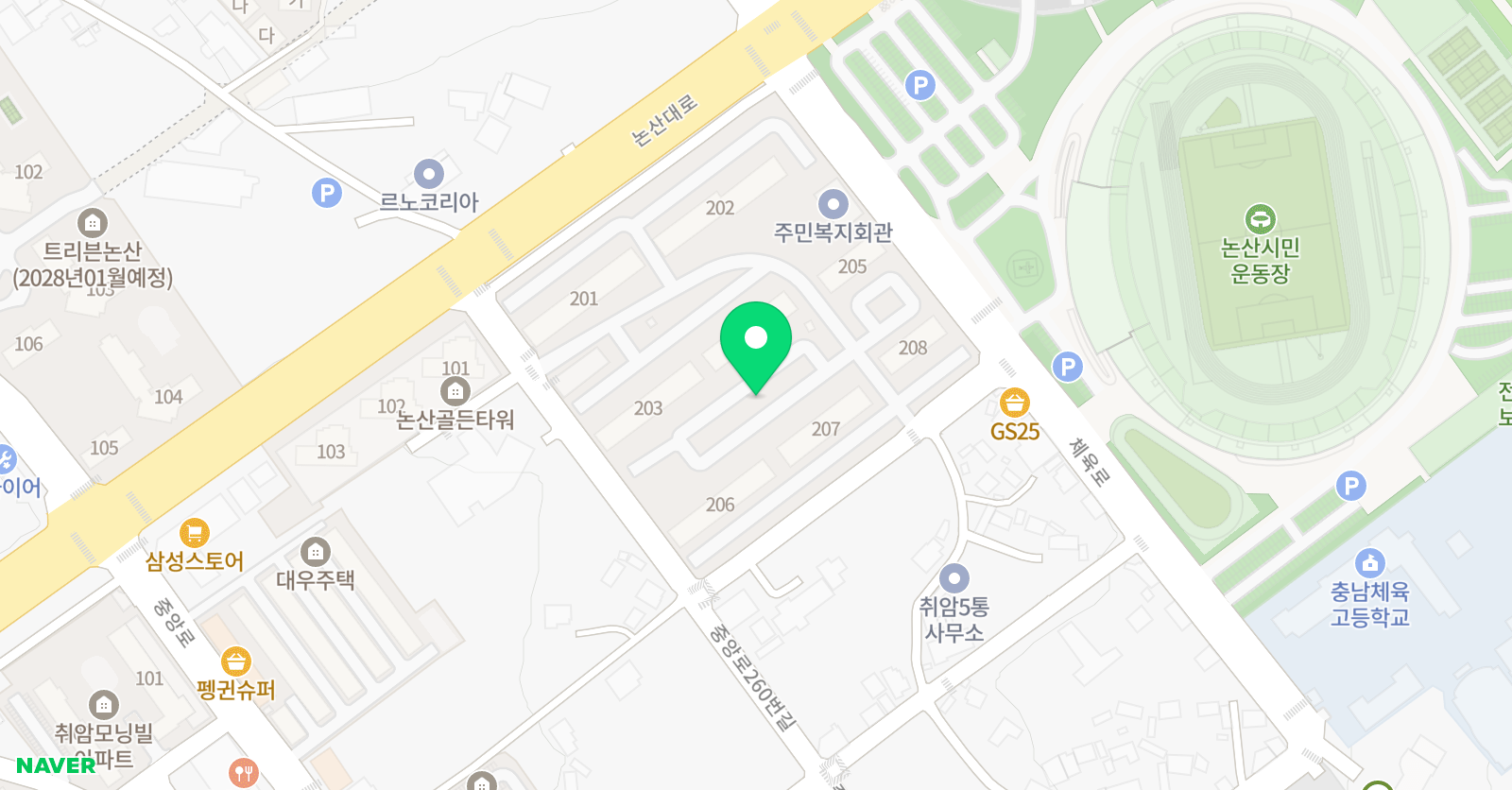 예솔피아 교습소 위치