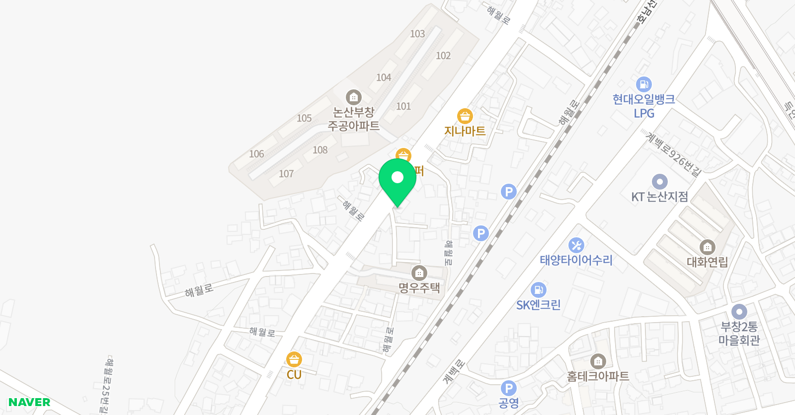 부창 피아노학원 위치