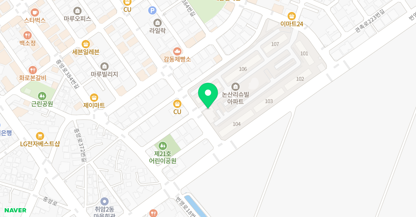 모오 미술 위치