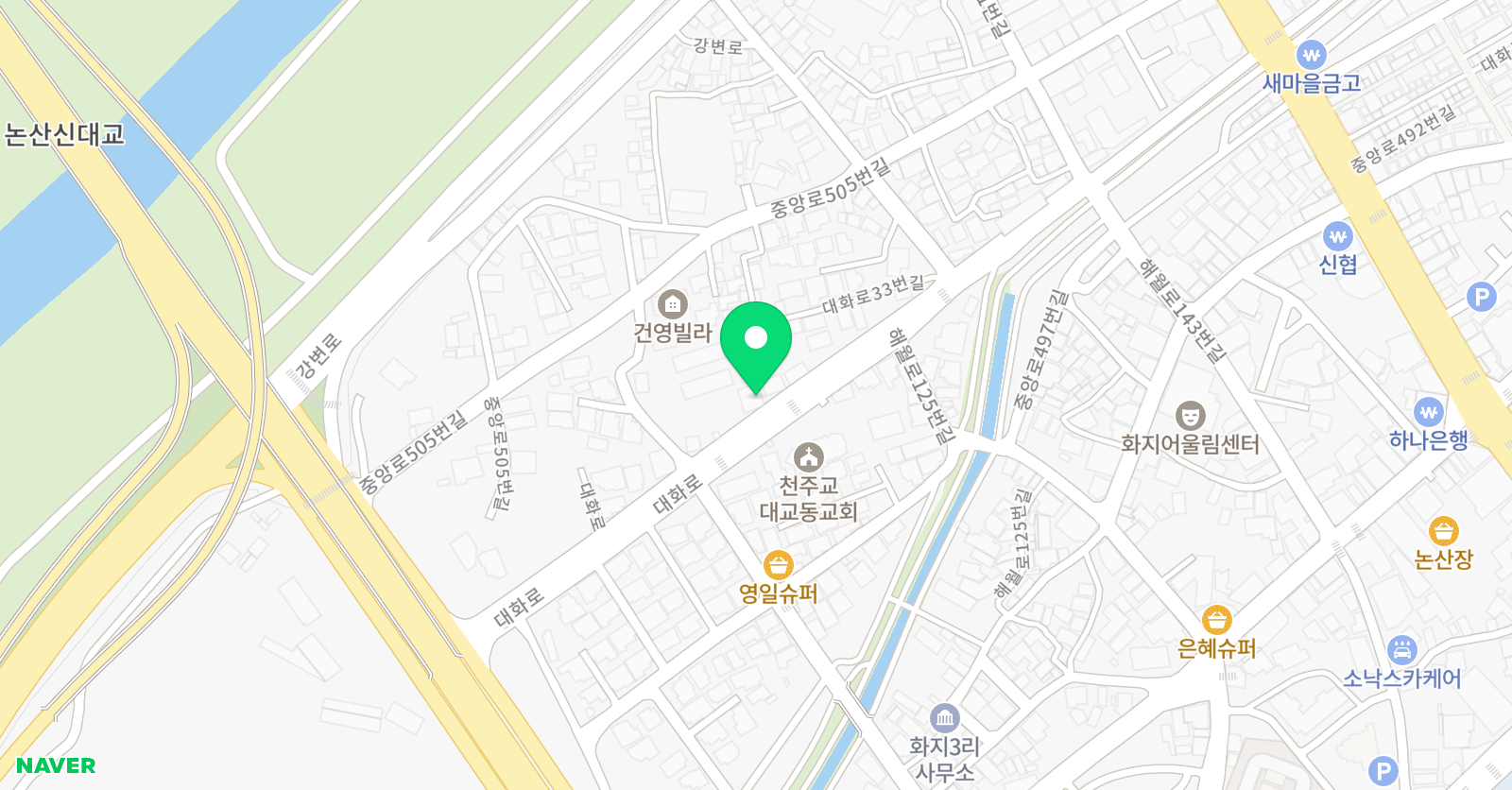 동아 학원 위치