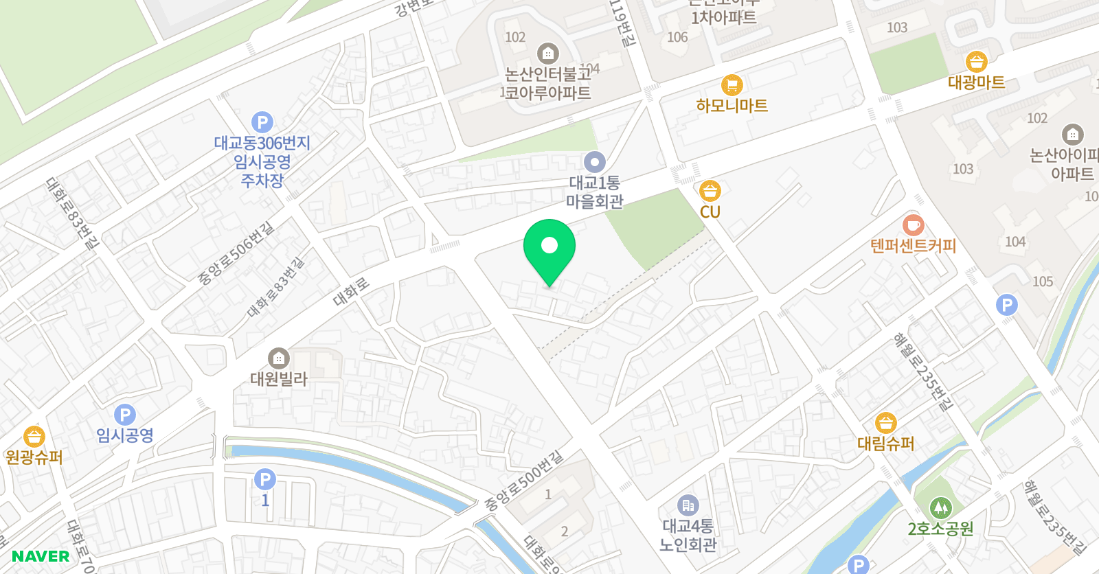 푸름아트 미술교습소 위치