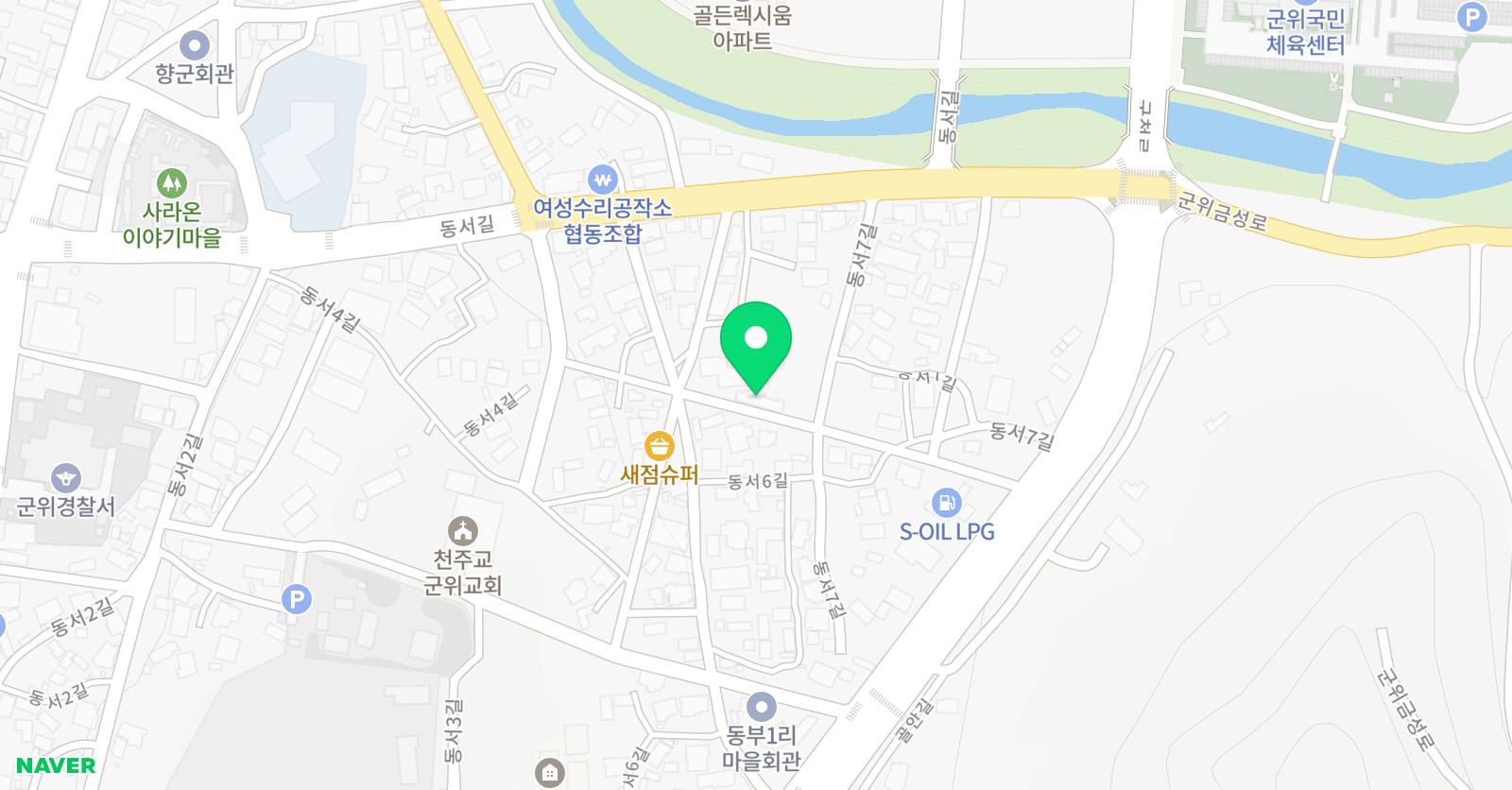 스마트해법 수학 경북군위교실점 위치