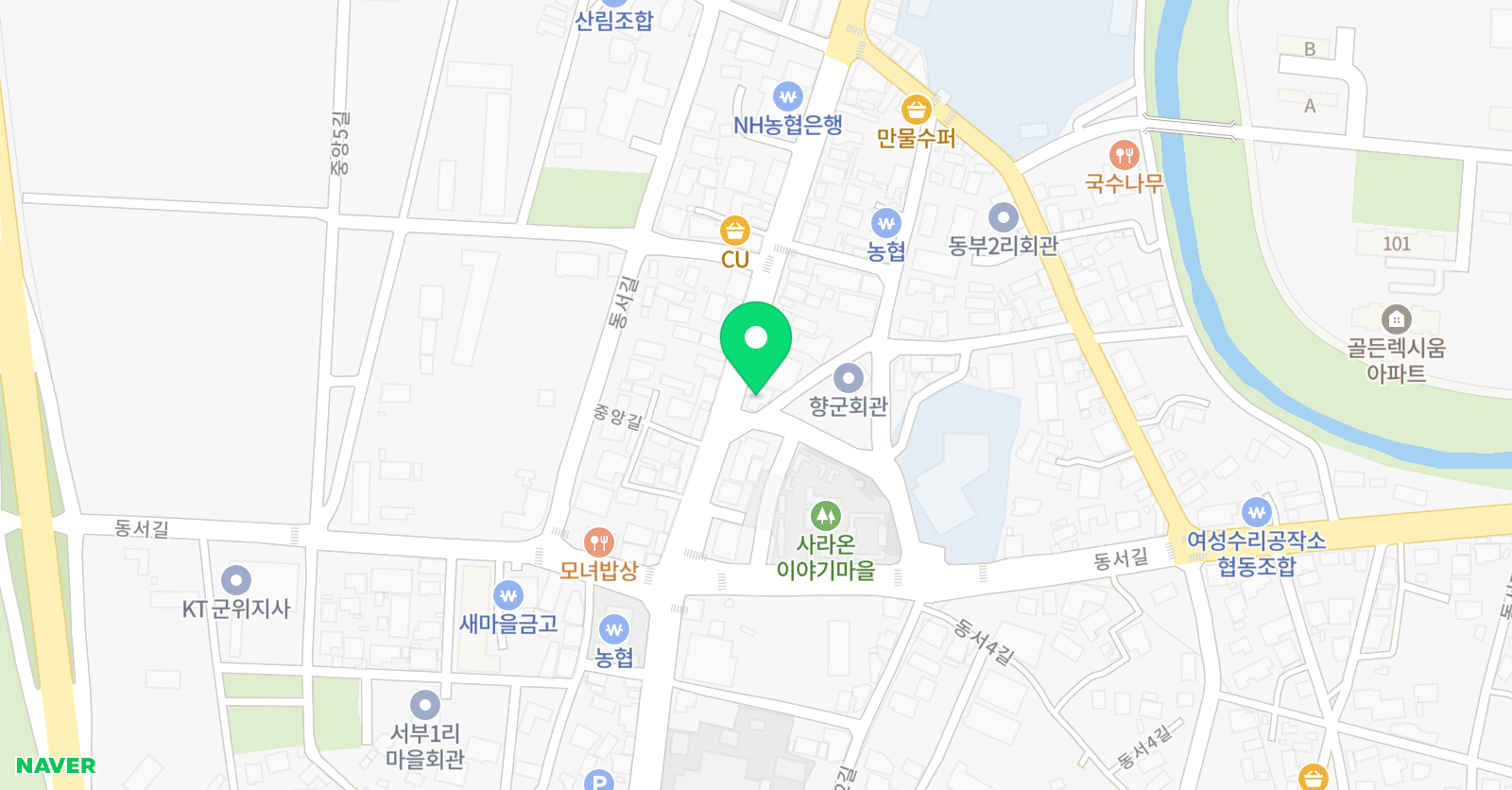 장쌤 영어 위치