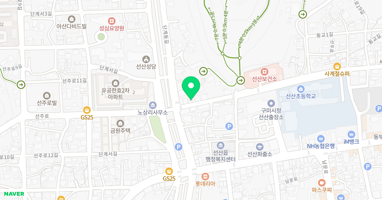이룸 수학전문학원 위치