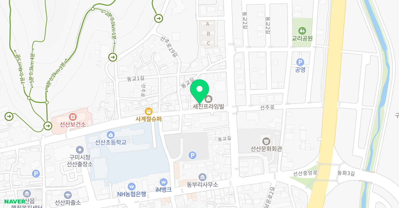 차 수학3030 영어학원 위치