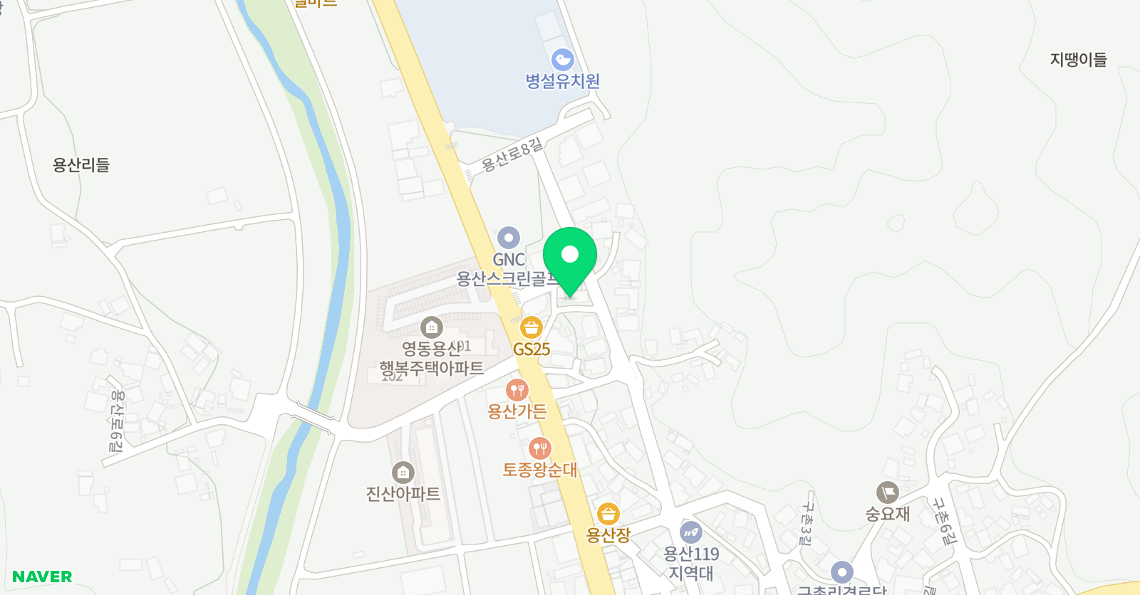 용산비젼 공부방 위치