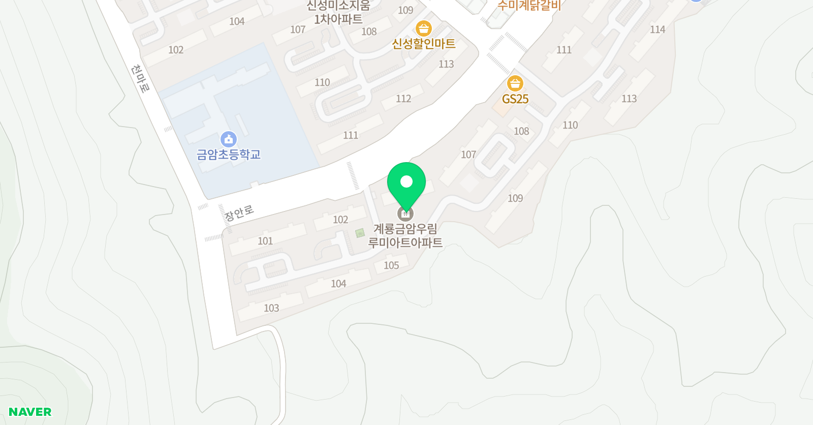 잉글리시아이 영어 아교습소 계룡금암교습소 위치