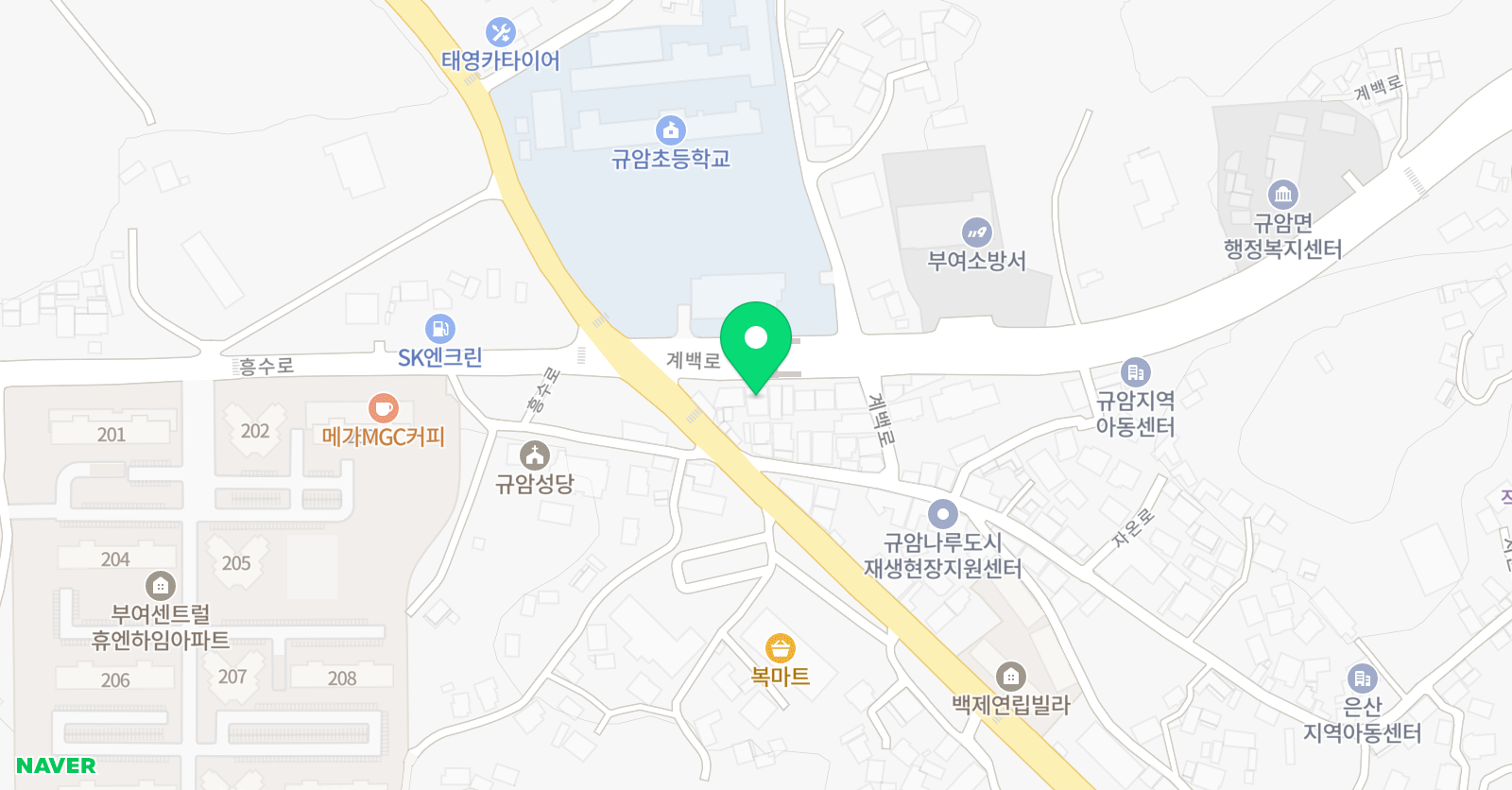 우주공간 미술 위치