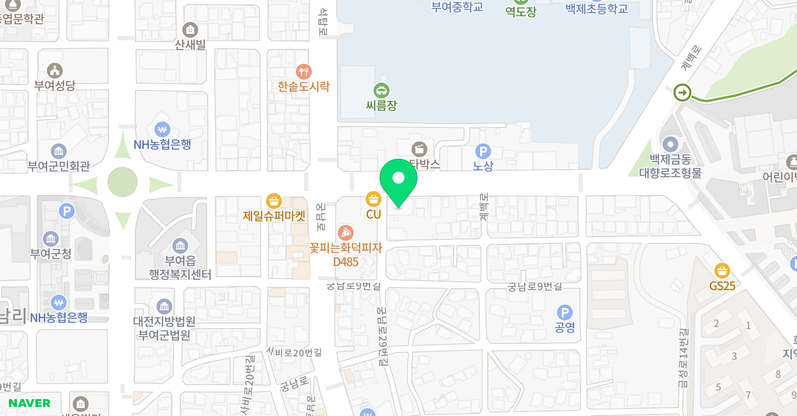 GnB 어학원 부여캠퍼스 위치