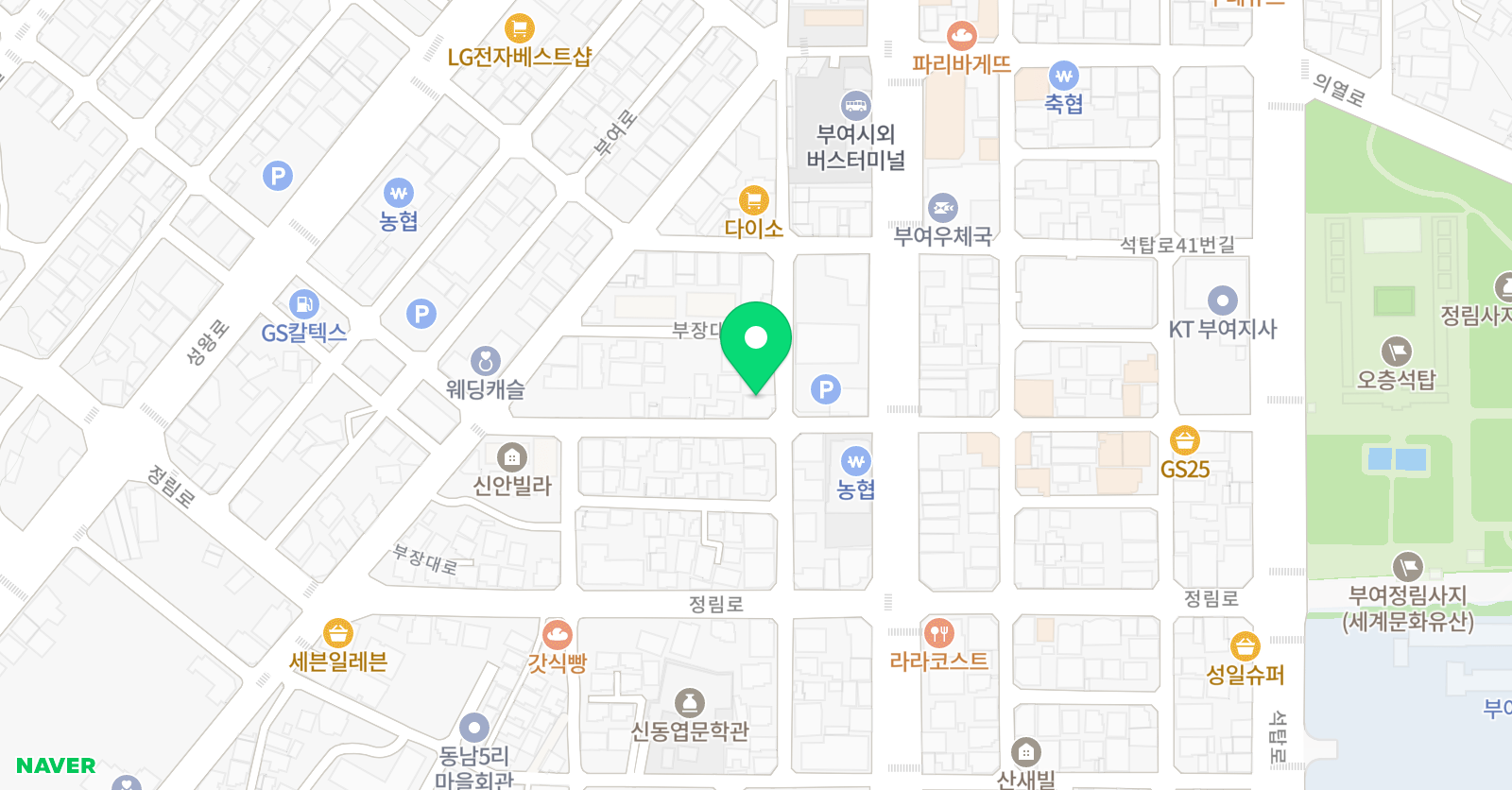 엄스 외국어학원 위치