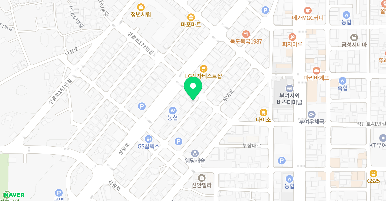 호산나 피아노학원 위치