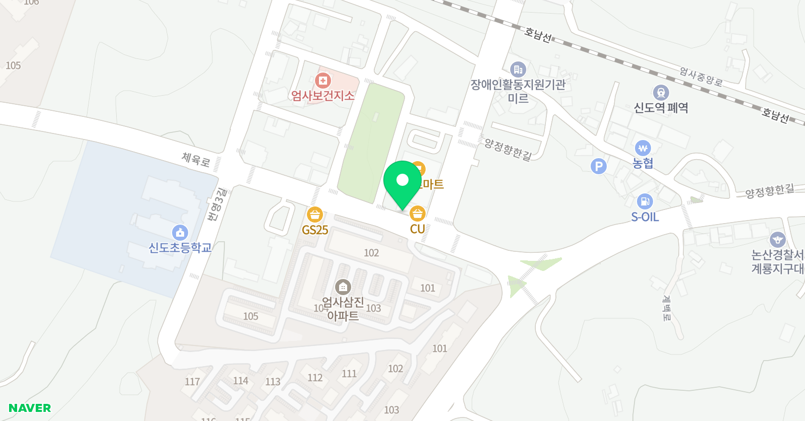 리틀팍스 어학원 충남계룡센터 위치
