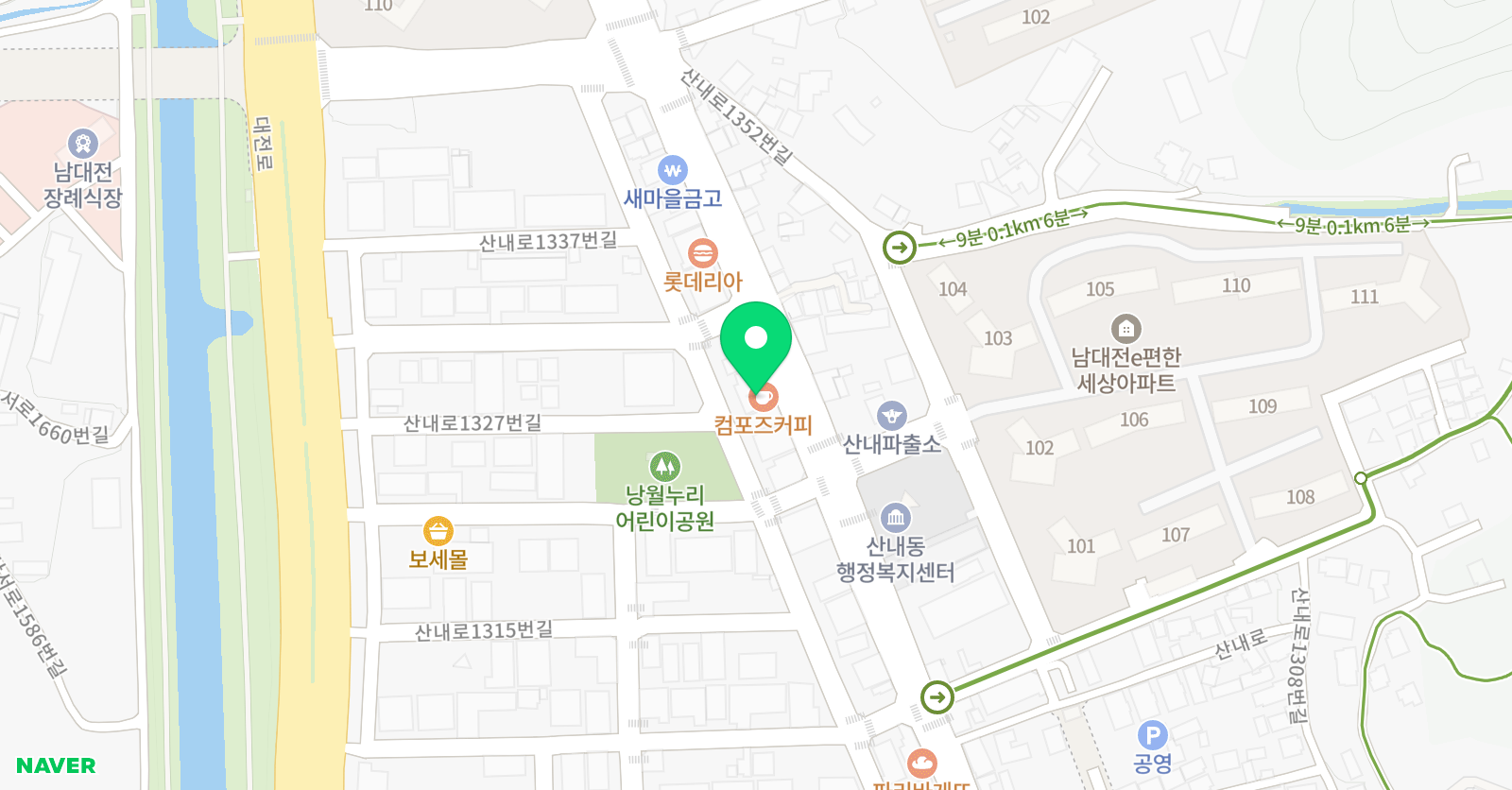 베스트 태권도장 위치