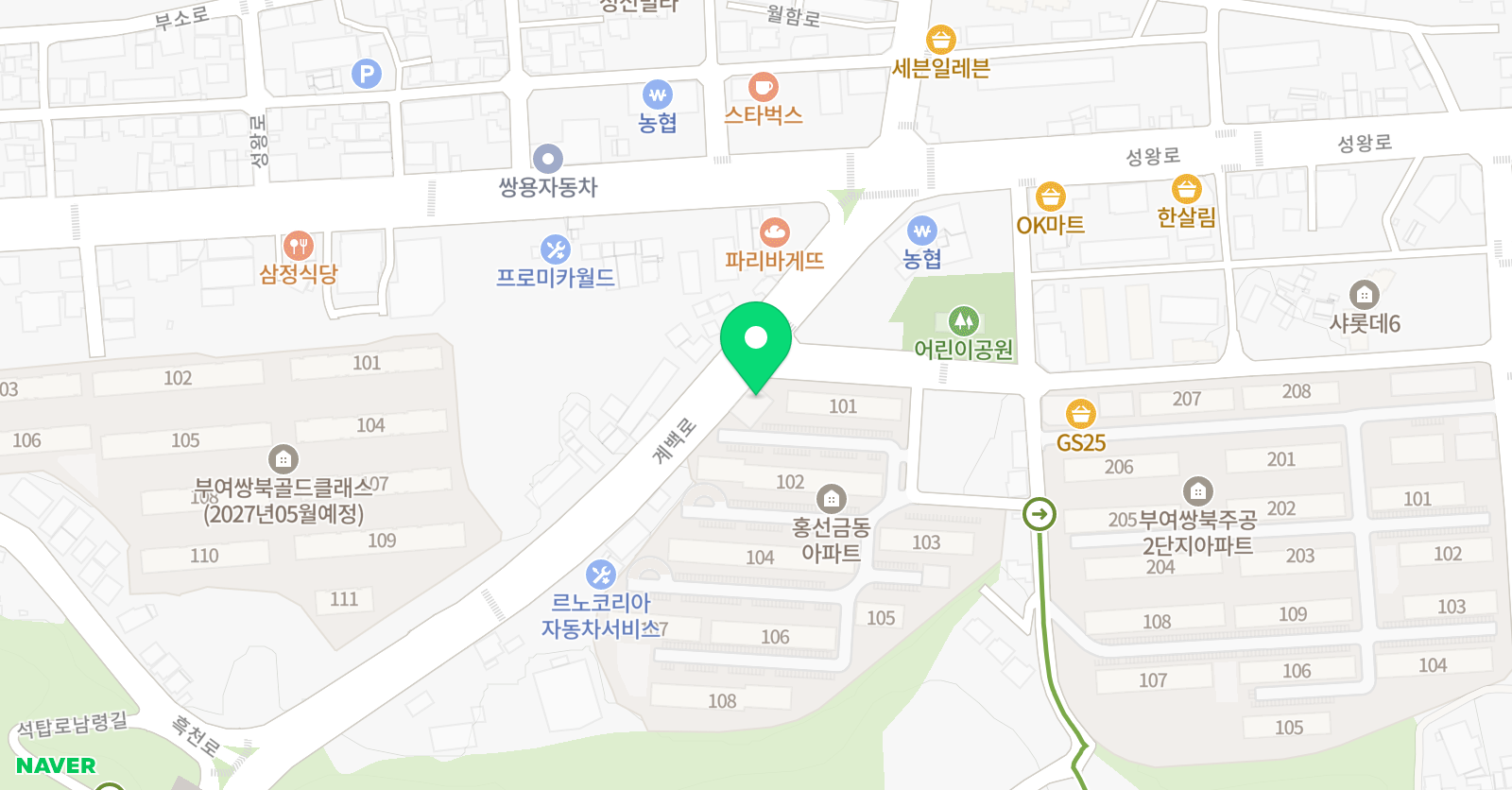 한우리 독서논술학원 위치