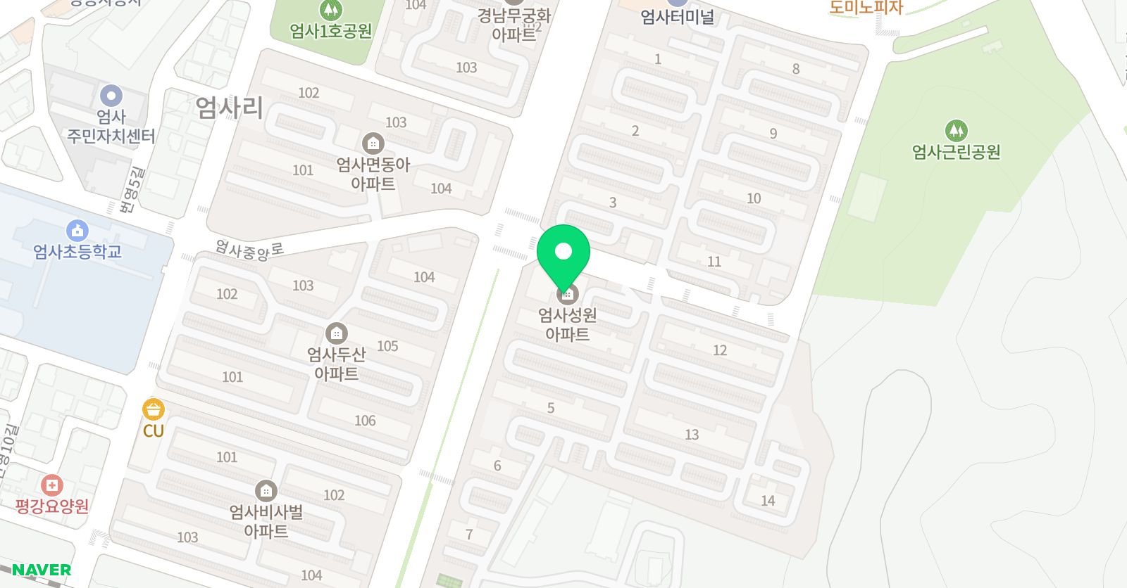 모던 영어학원 위치