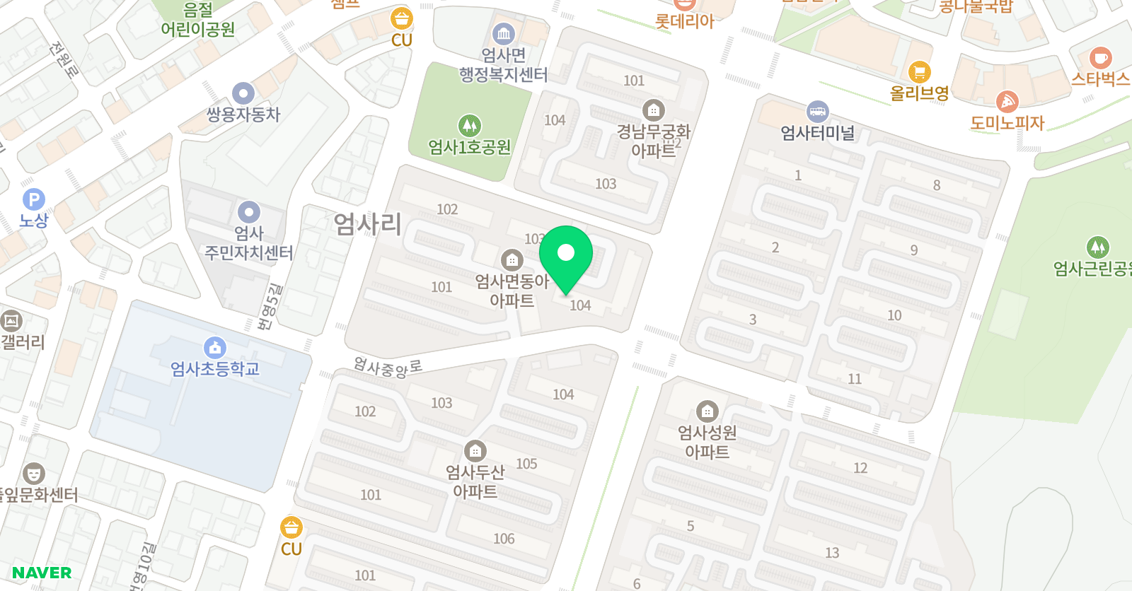 수 수학 위치