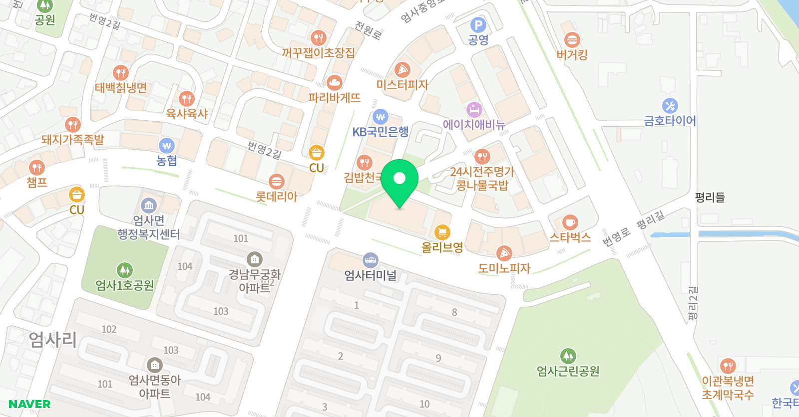 탑시 학원 위치