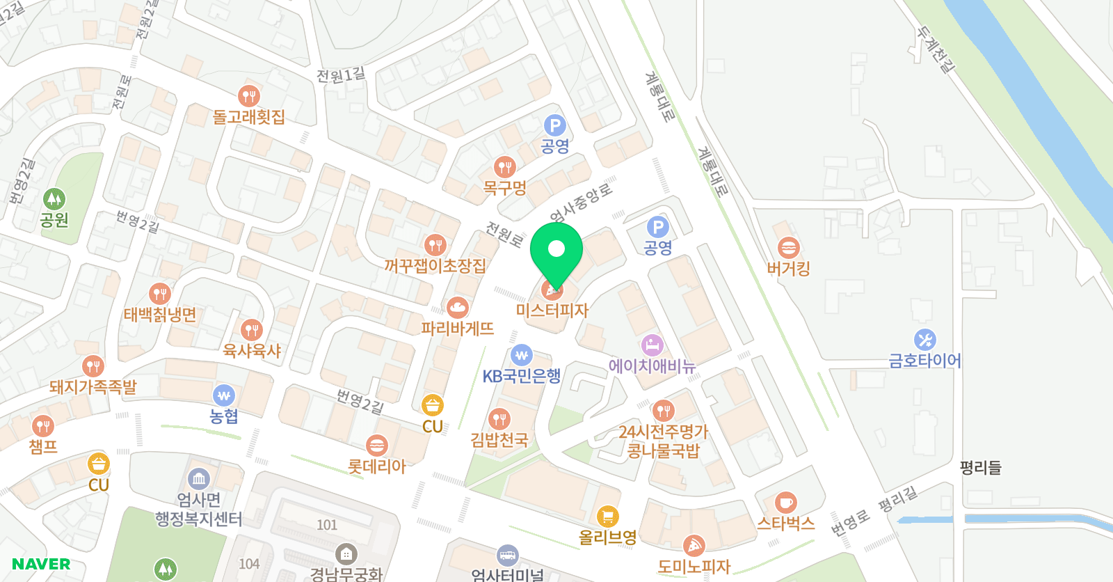 예진수학학원 위치