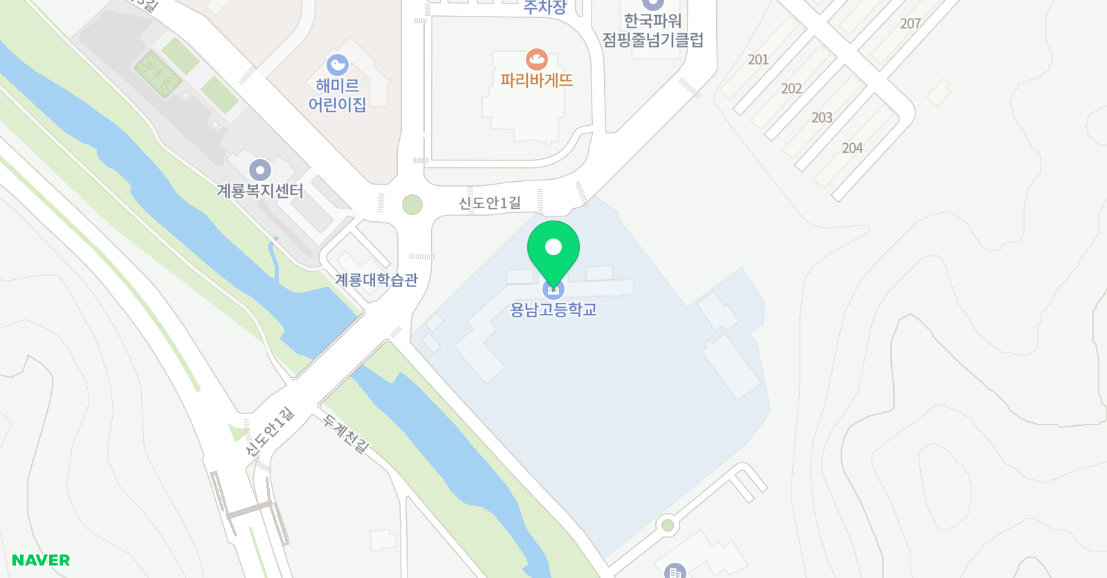 용남고 위치