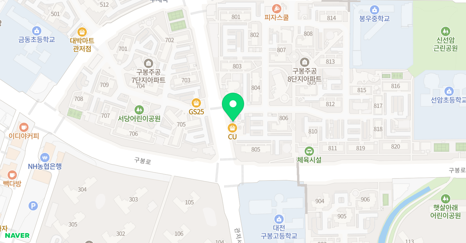 하늘빛 피아노 위치