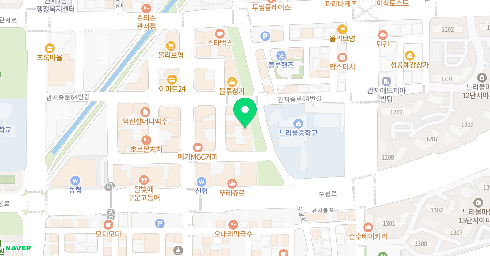 탄츠앤 수발레학원 위치