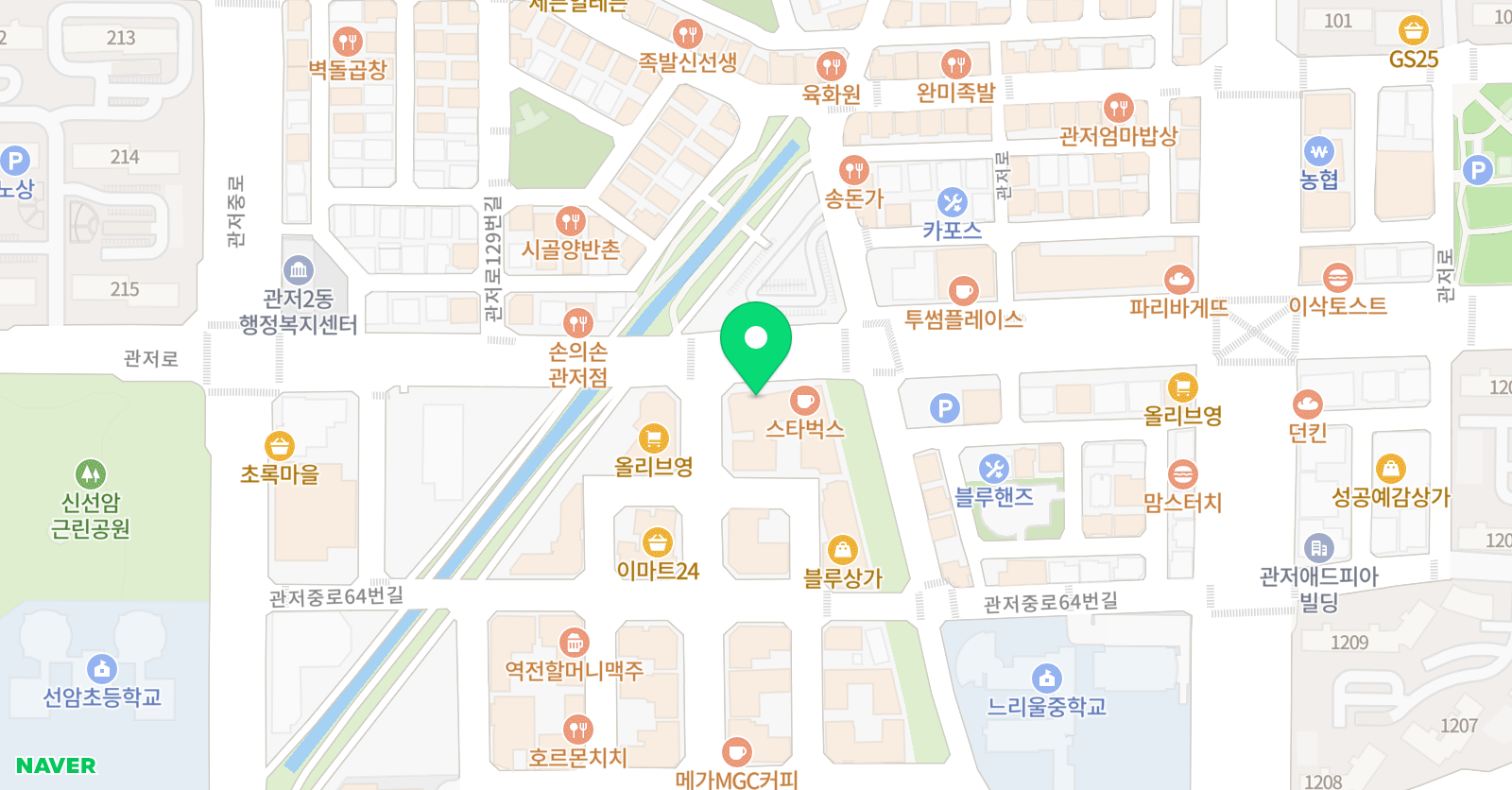 디랩 코딩학원 대전관저캠퍼스 위치