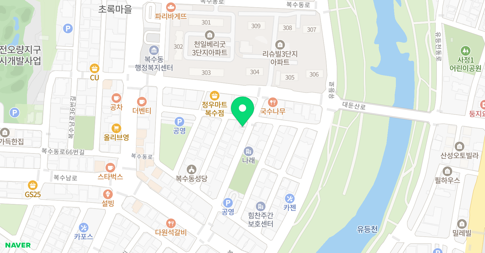 청운 수학 위치